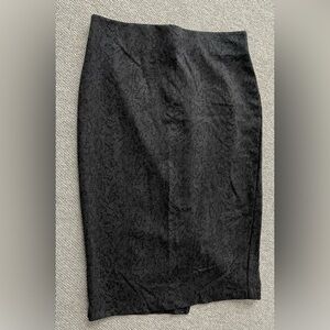 Willi Smith Black Pencil Skirt Sleek Design